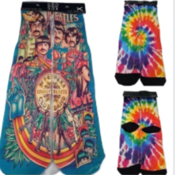 NWT Odd Sox Bundle Beatles & Tie Dye - Picture 2 of 9